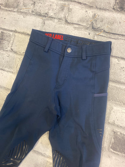 Elation Red Label KP Breeches Navy Childrens 10