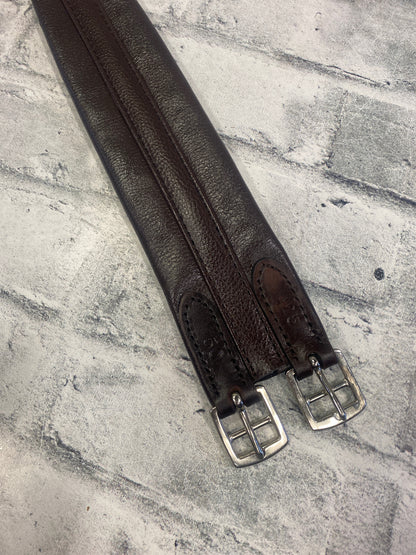 50" Whitman Girth w One Side Elastic Brown