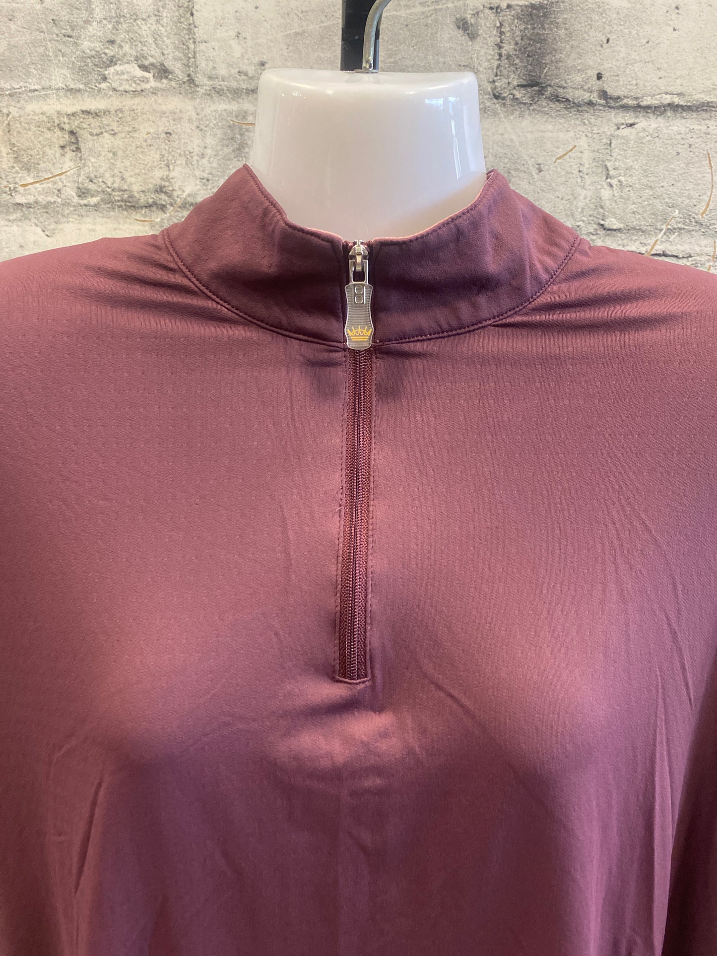 Kastel 1/4 Zip LS Sun Shirt Plum L