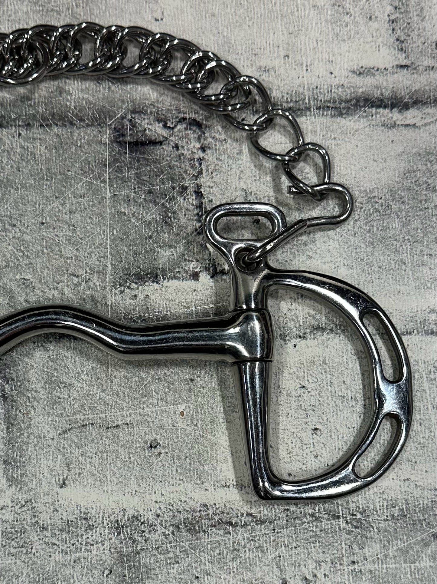 4.75" Ported Kimberwick Bit w/ Chain