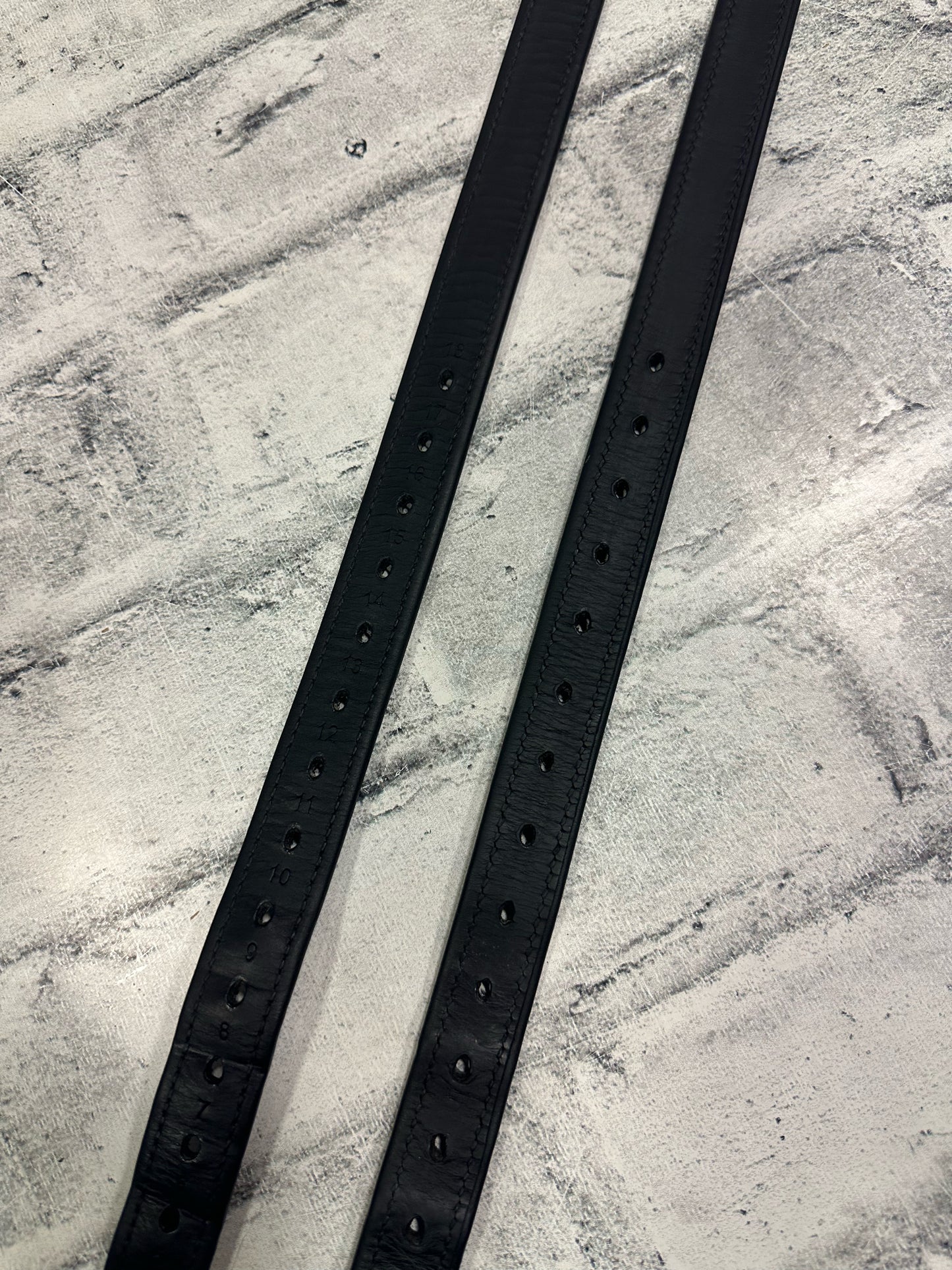58" Voltaire Stirrup Leathers Black