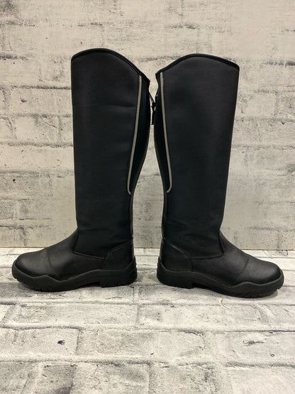Winter Tall Boots Black 9.5 H 16" C 15"