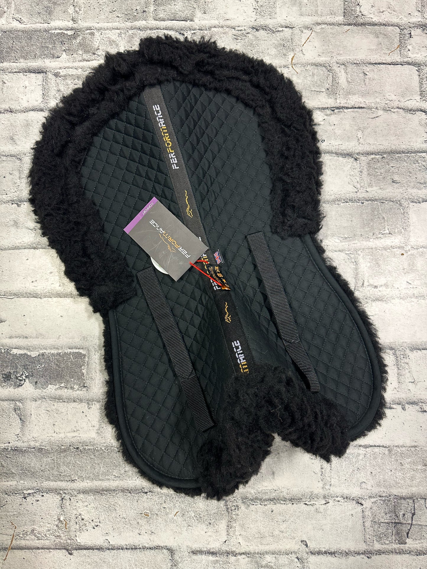 Shires Performance High Withered Half Pad Black L NEW