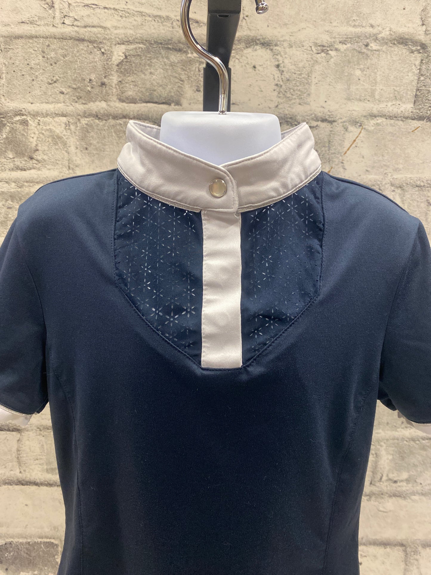 LeMieux Show Shirt Navy Childrens 9-10