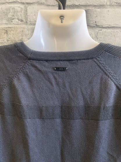 AA Aria Perforated Sweater Charcoal M NEW