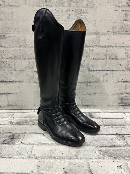 Auken Dress Boots Black 8 H 17" W 14"