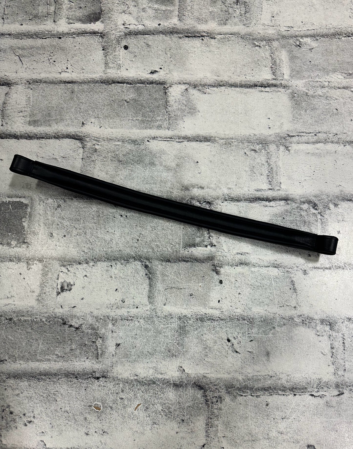 15" Straight Browband Black
