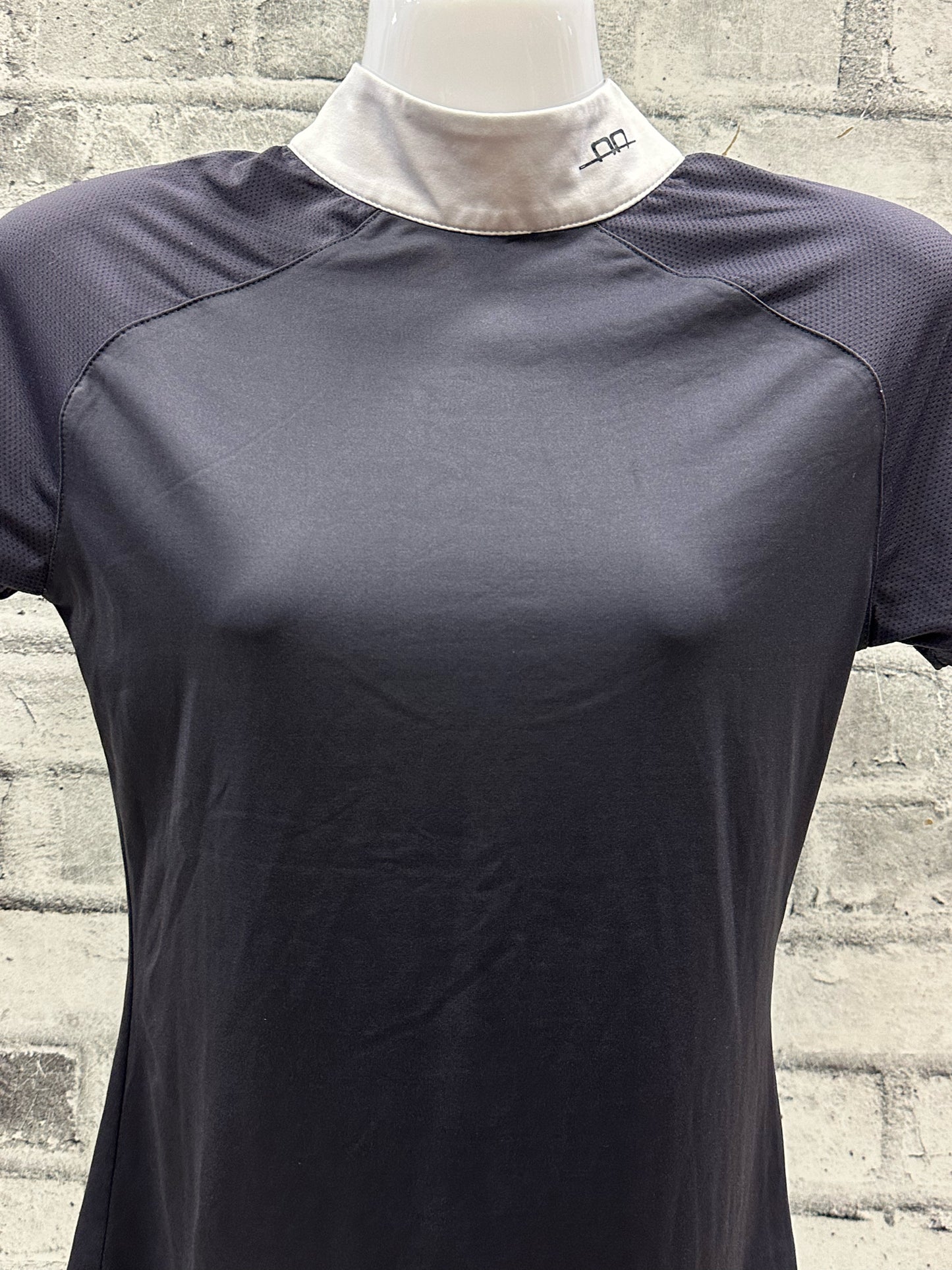 AA Platinum SS Show Shirt Navy/White XS