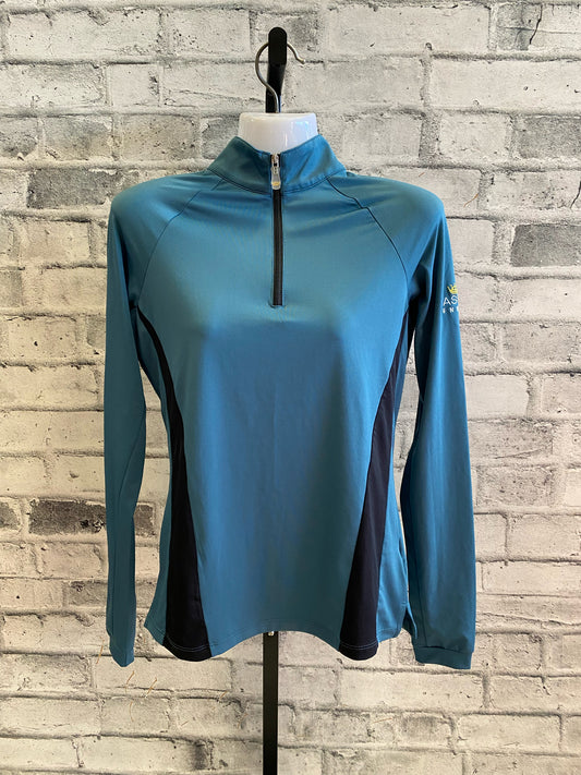 Kastel LS 1/4 Zip Shirt Teal S