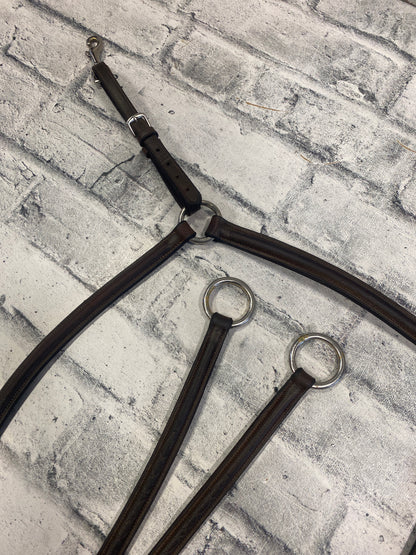 Bobby's Tack Breastplate + Running Attachment Brown F