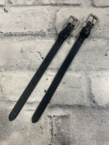 Rambo Micklem Bit Straps Black H