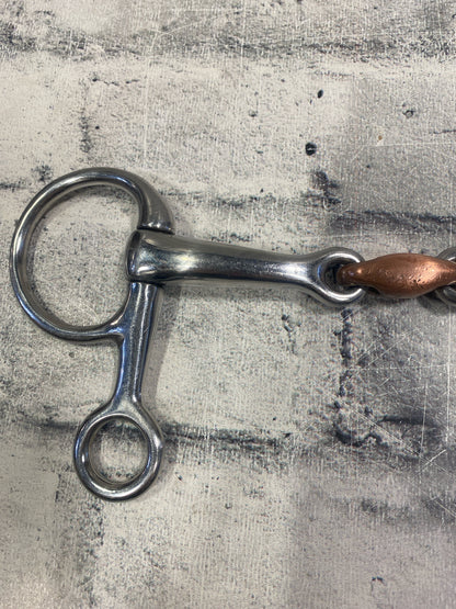 6" Hanging Cheek Bit w/ Copper Lozenge