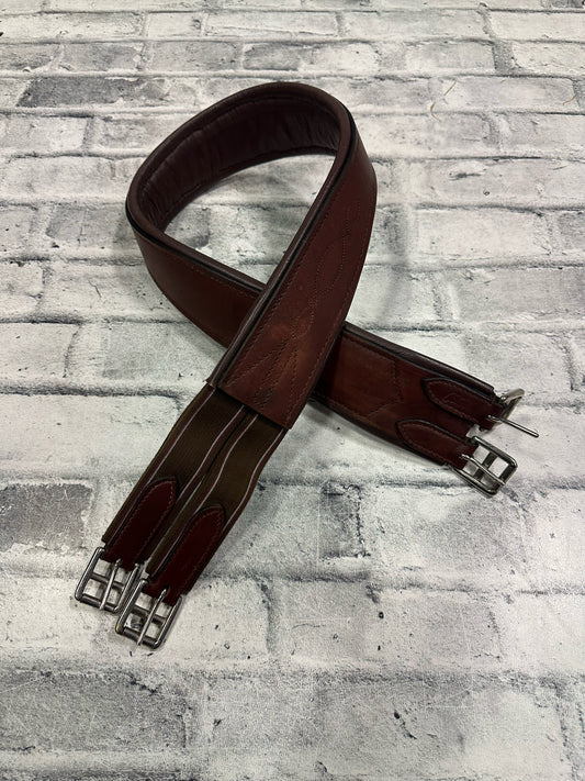 46" One Sided Elastic Leather Girth