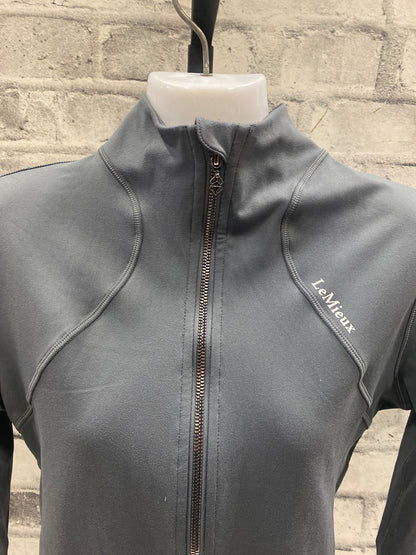 LeMieux Active Wear Zip Up Jacket Grey S