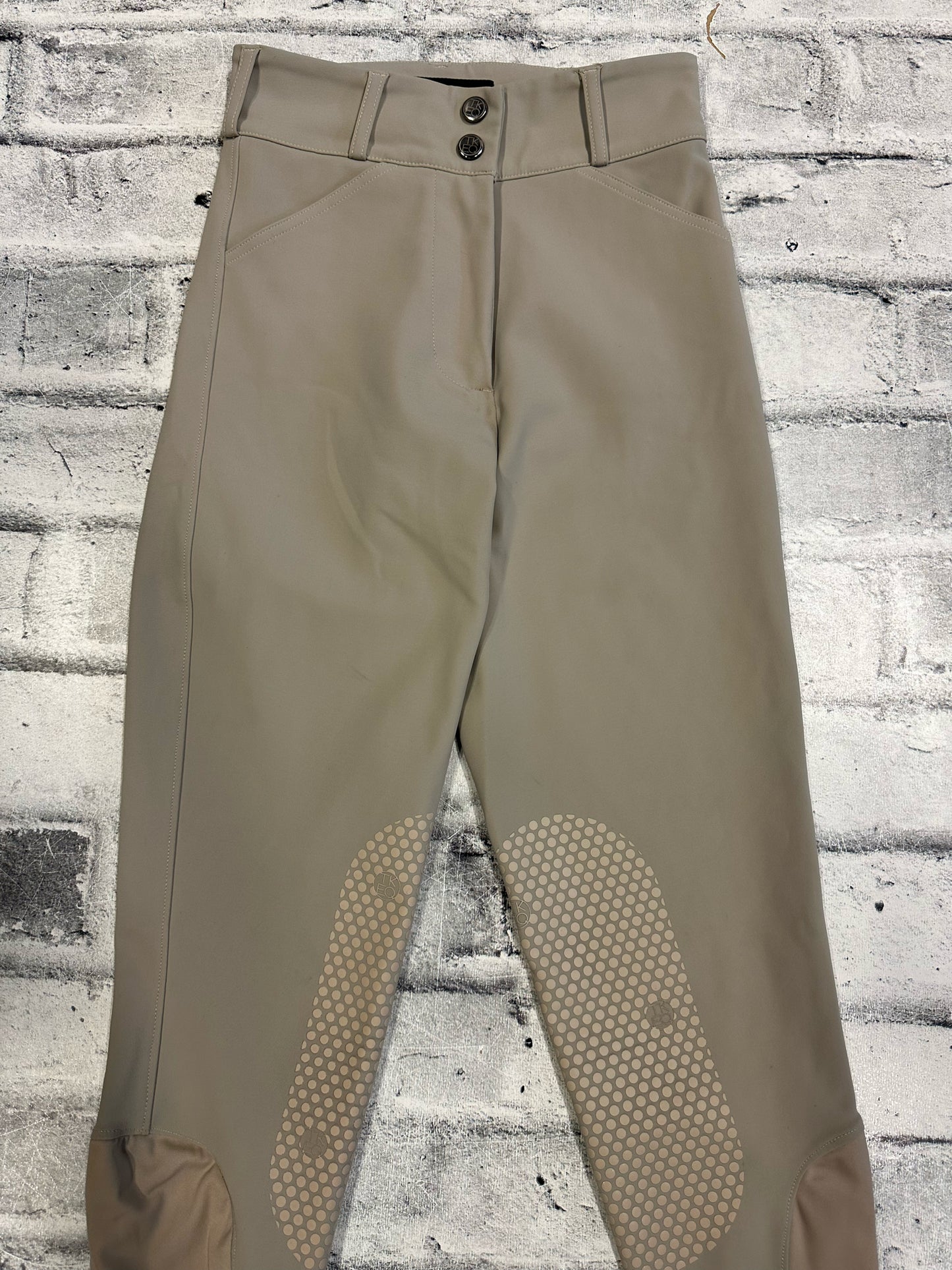 TKEQ KP Silicone Grip Breeches Beige 22