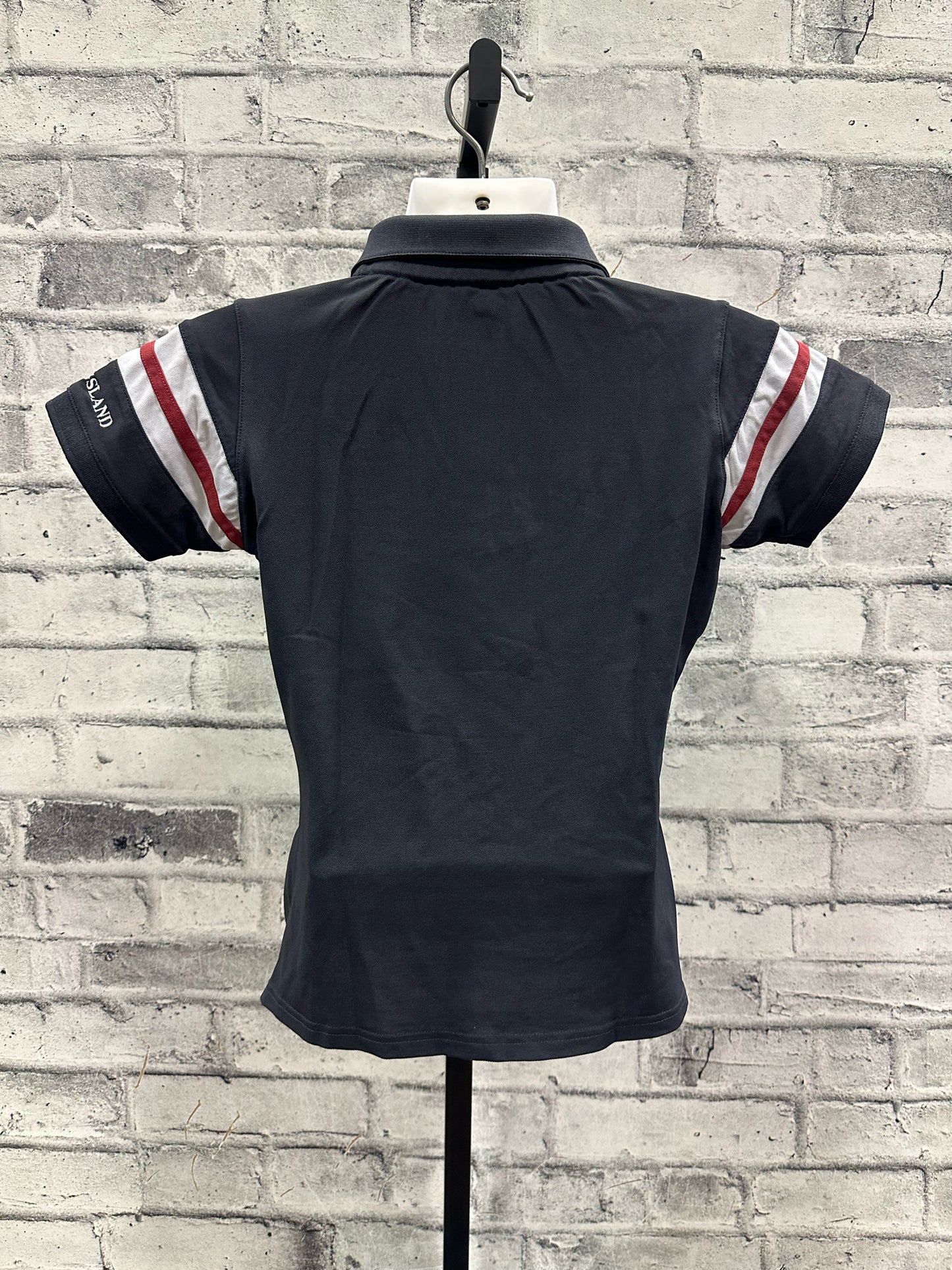 Kingsland SS Polo Shirt Charcoal & Red XS