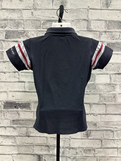 Kingsland SS Polo Shirt Charcoal & Red XS
