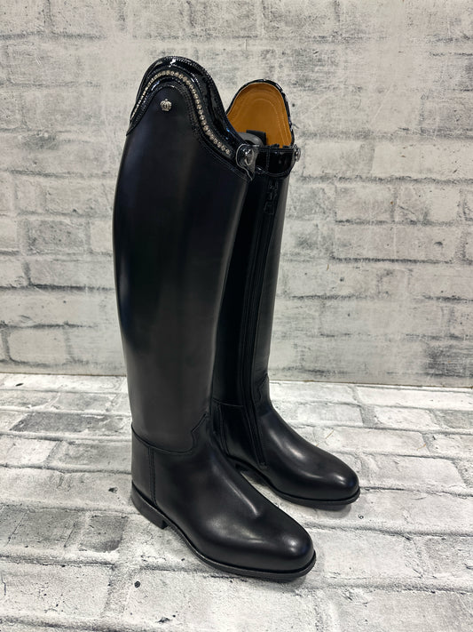 Konigs Custom Dress Boots 8 Black/Patent NEW