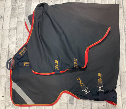 75" Amigo Rain Sheet w/Neck (Disc Closure) Black/Red