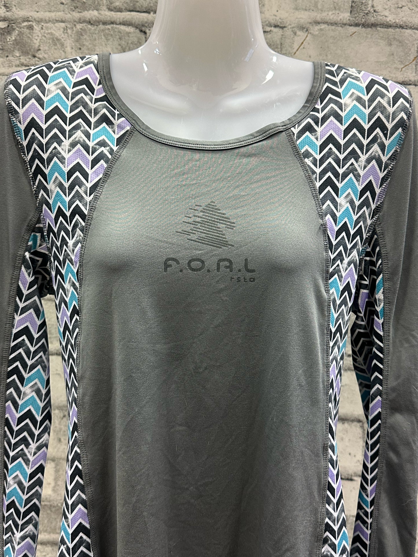 FOAL LS Sun Shirt Grey/Purple M