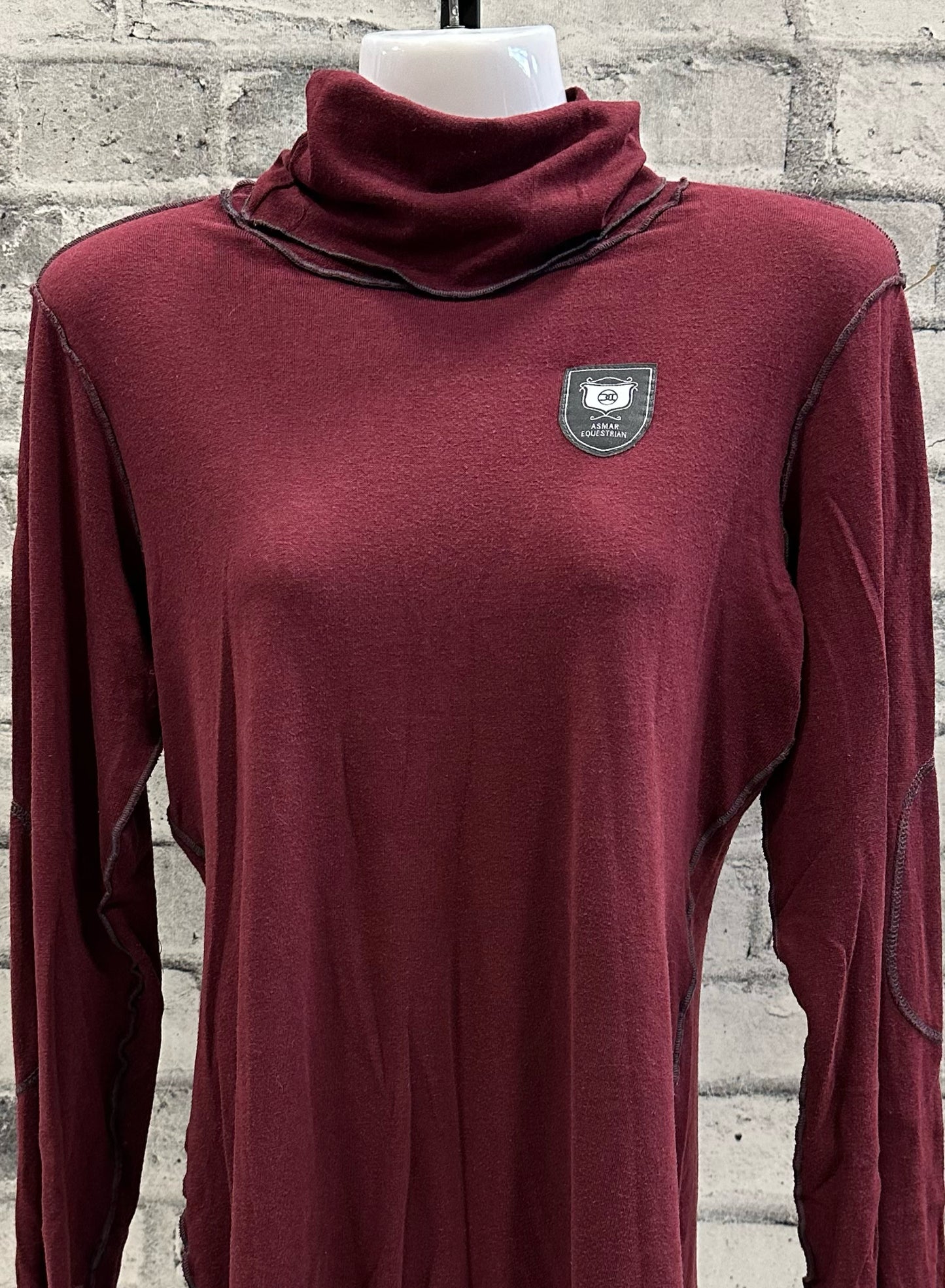 Asmar Thermal Turtleneck Burgundy M