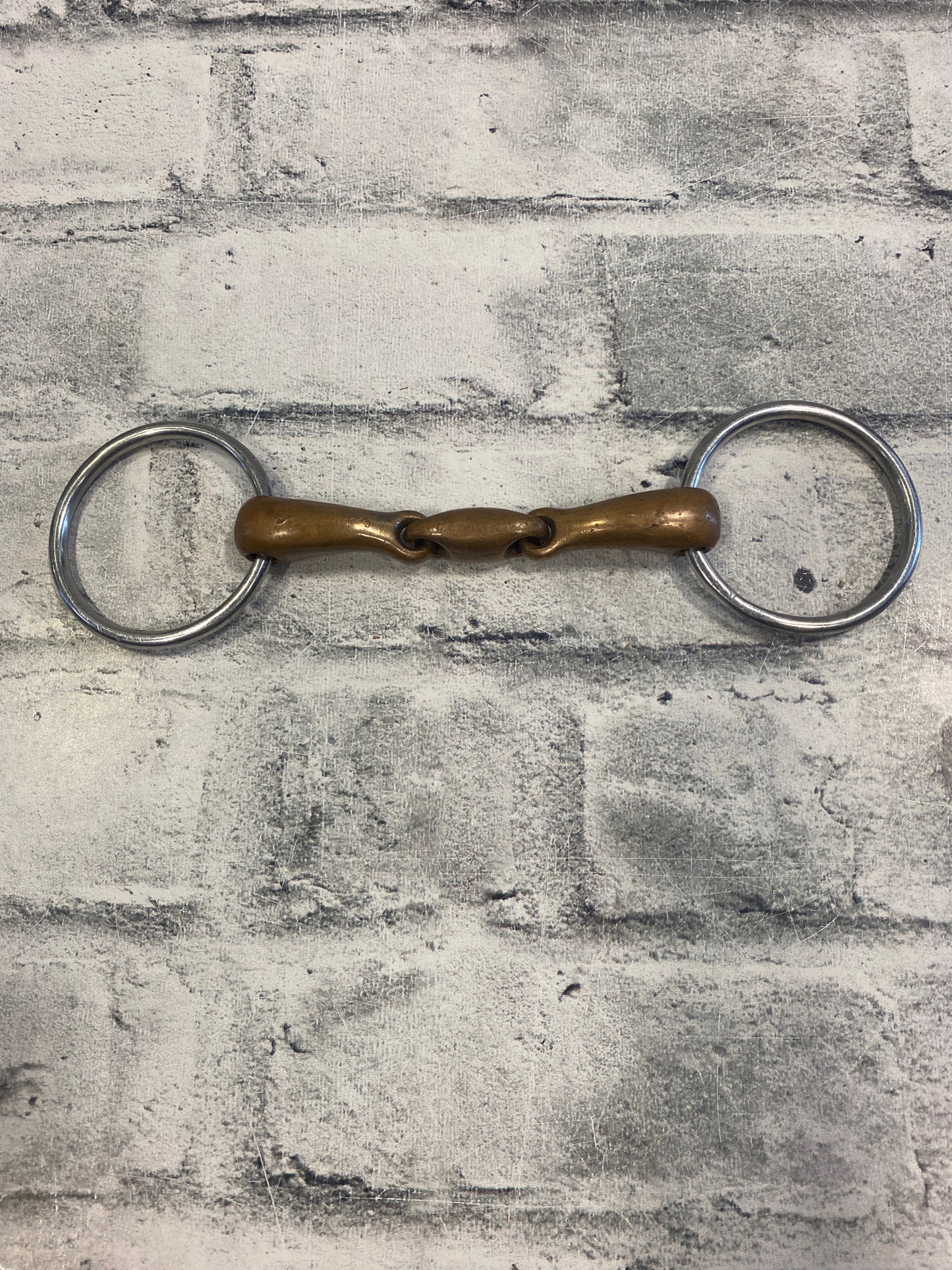 5" Loose Ring Copper Mouth Bit w Losenge