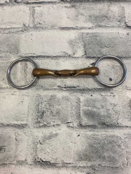 5" Loose Ring Copper Mouth Bit w Losenge