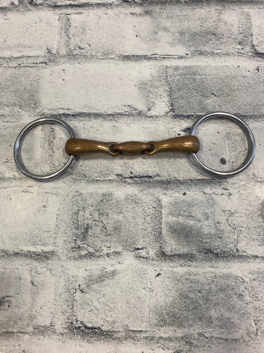 5" Loose Ring Copper Mouth Bit w Losenge