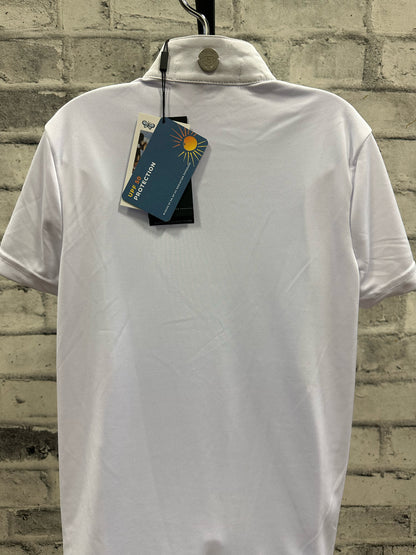 Asmar SS Show Shirt White Childrens 10-12 NEW