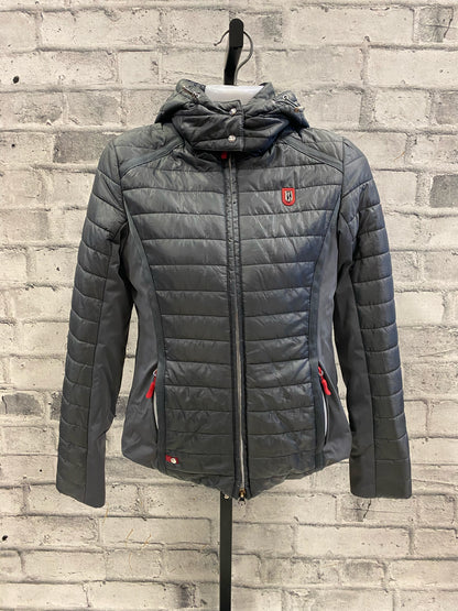 Tred Step Puffy Fur Lined Jacket Grey XS