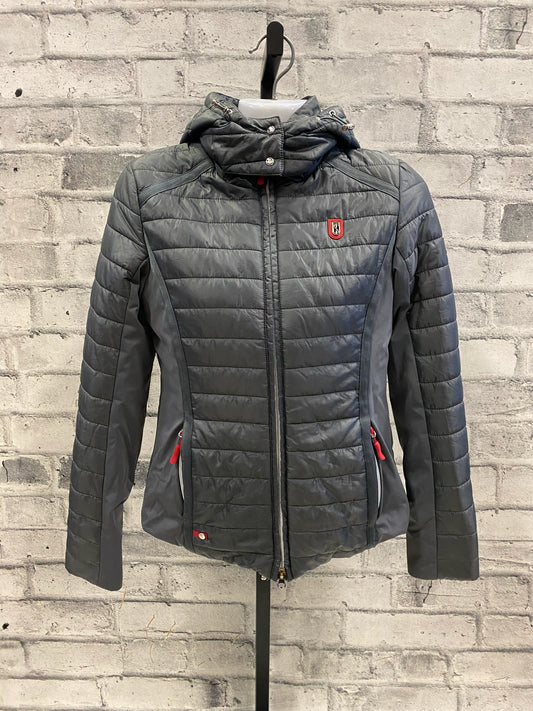 Tred Step Puffy Fur Lined Jacket Grey XS