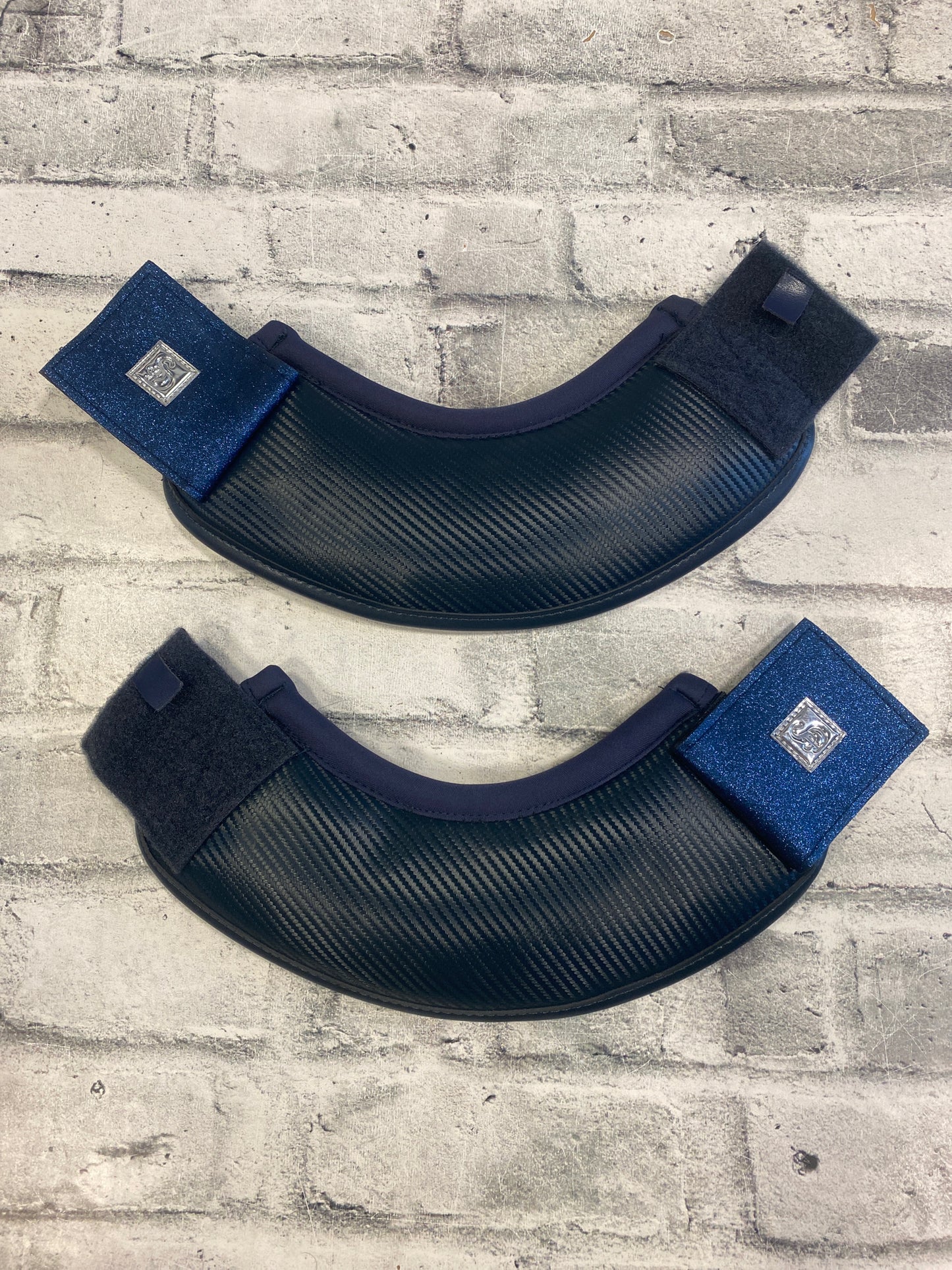 SD Hollywood Glamour Bell Boots Navy Sparkle F