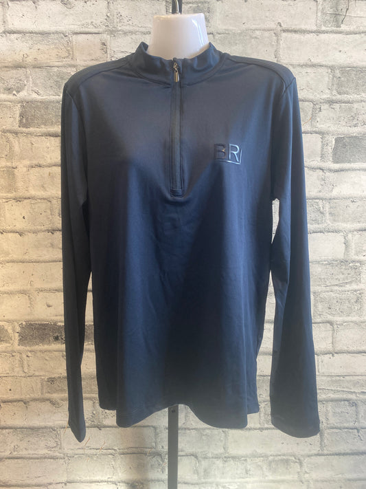 BR 1/4 Zip LS Shirt Navy Mens M NEW