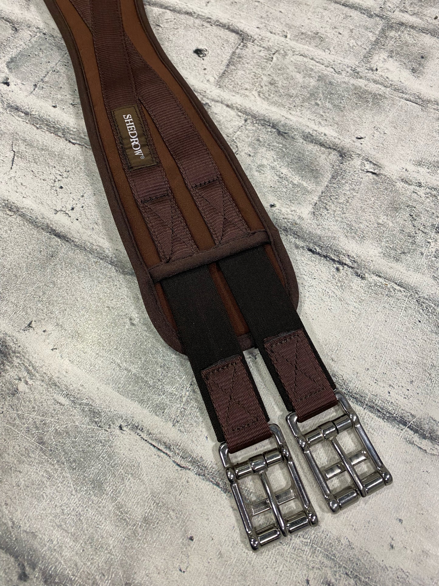 42" Shedrow Memory Foam Girth Brown