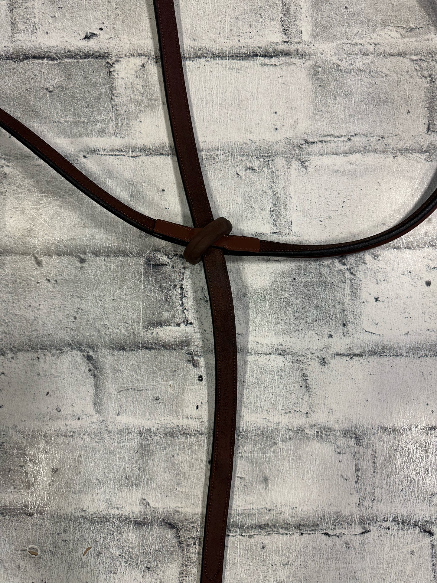 VDB Fancy Stitch Standing Martingale Brown Cob