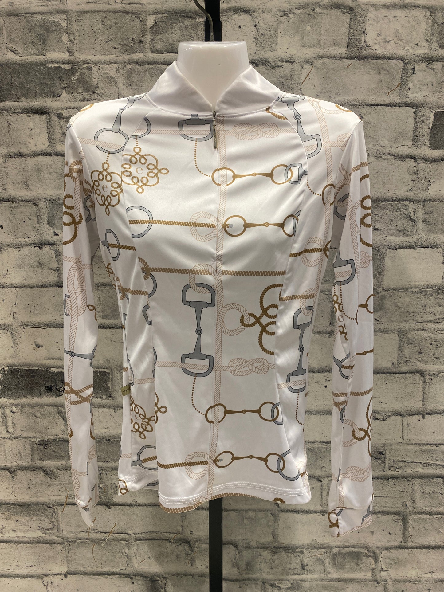 Espoir Sun Shirt Bit Print White S