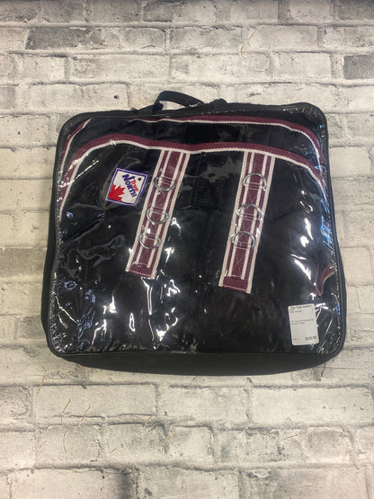 78" True North 450g Winter Turnout w Neck Black/Burgundy