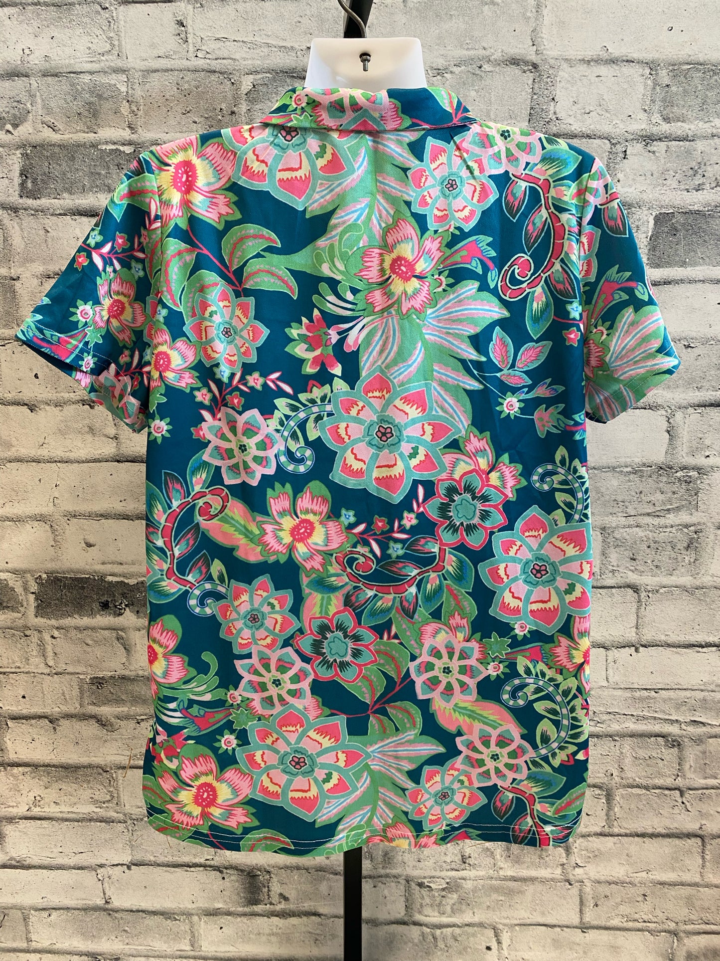SS Polo Floral M