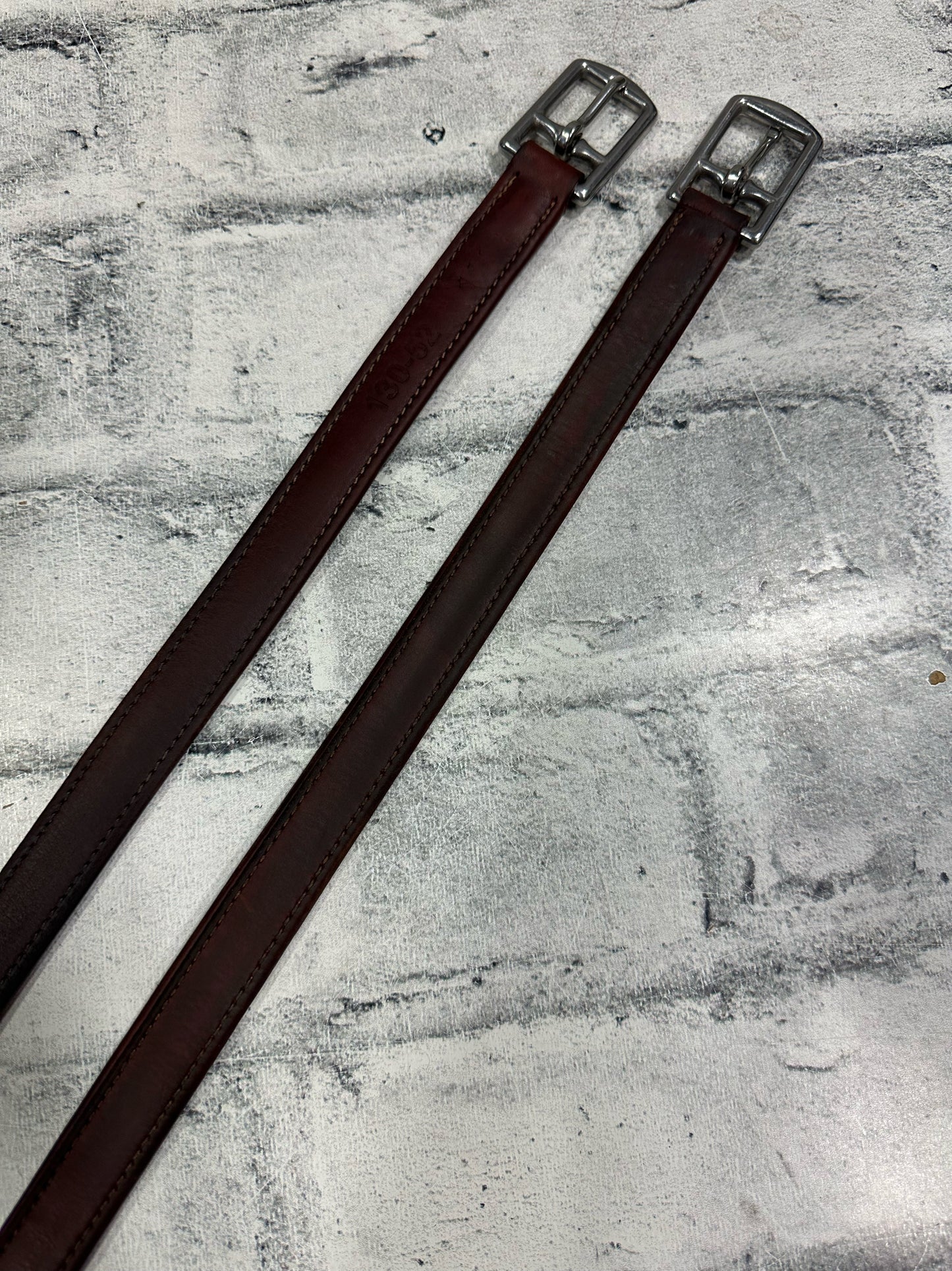 52" CWD Stirrup Leathers Brown