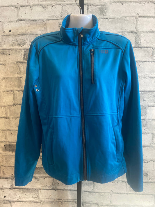 BR Performance Zip Up Sweater Blue Mens M