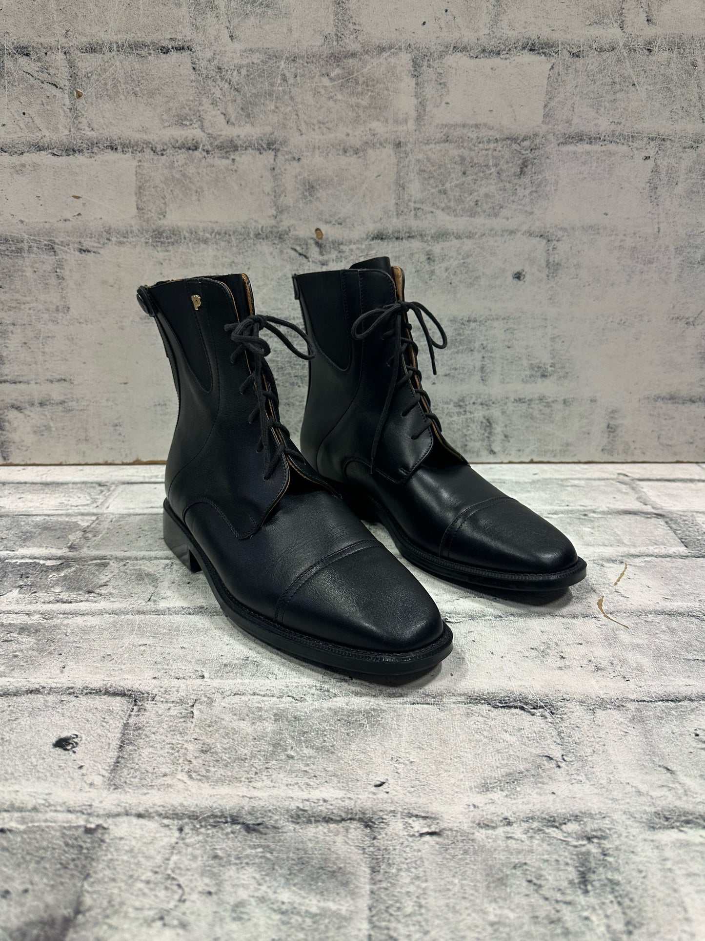 Petrie Lace Up Paddock Boots w/Back Zip 9