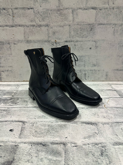 Petrie Lace Up Paddock Boots w/Back Zip 9