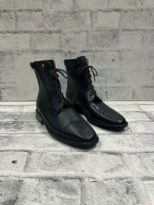 Petrie Lace Up Paddock Boots w/Back Zip 9