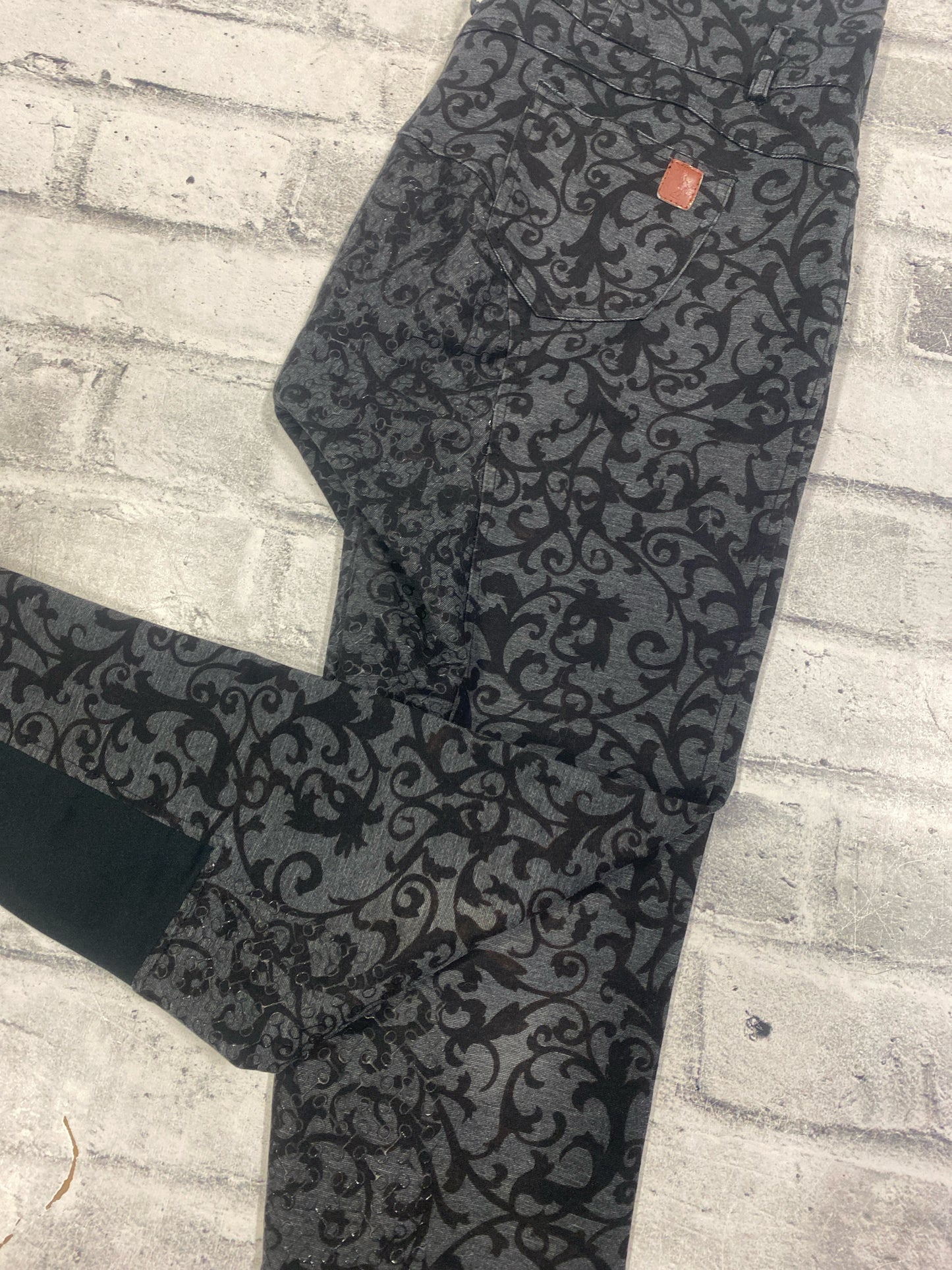 Horze FS Breeches Grey & Black 34