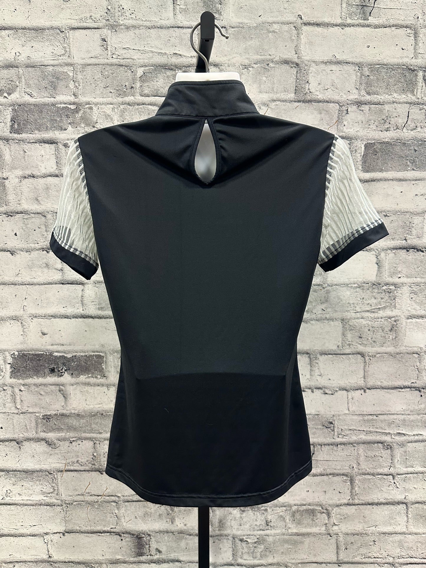 Milestone SS Mesh Riding Black Blue M