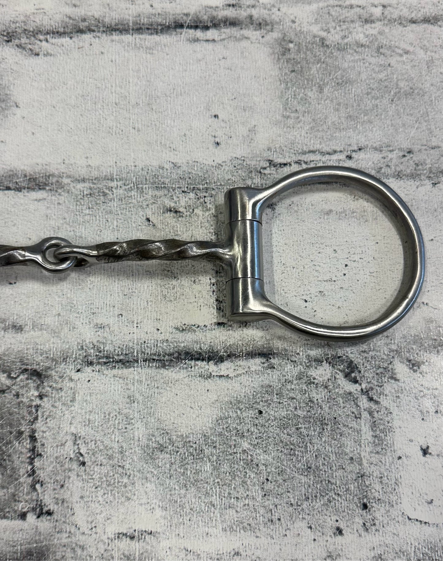 5" Fixed Ring Slow Twist Snaffle