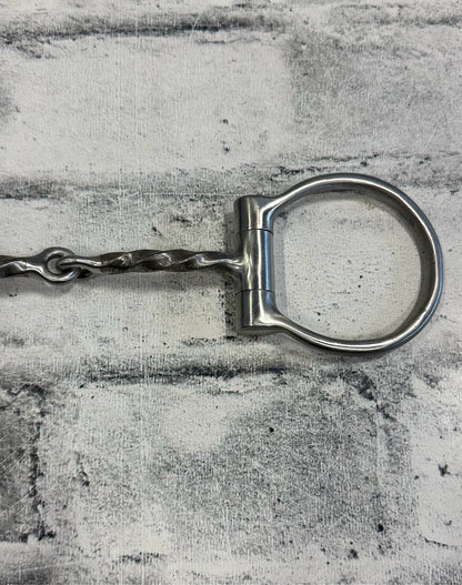 5" Fixed Ring Slow Twist Snaffle