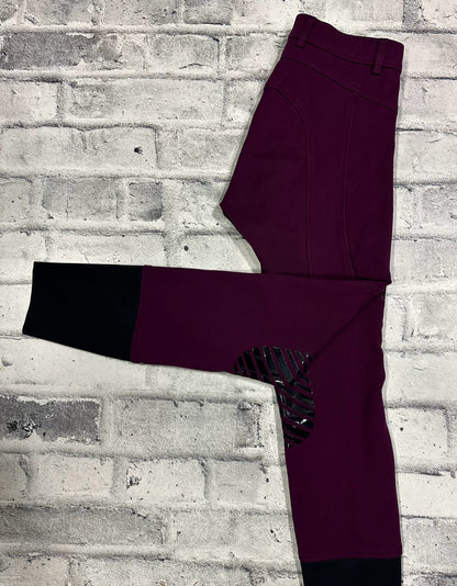 Elation Red Label KP Grip Breeches Burgundy 28