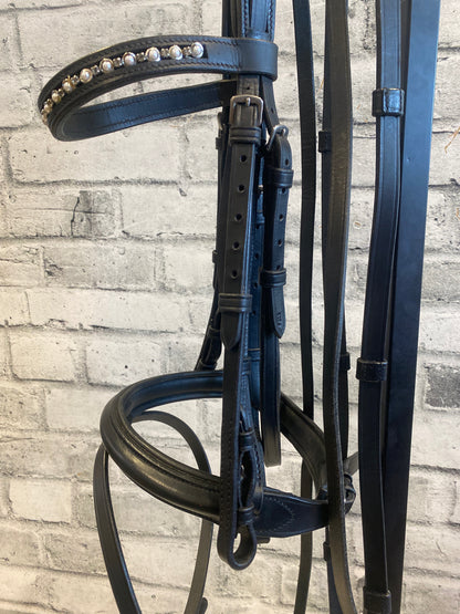 Sebastian & Co Double Bridle w Flash+ Reins
