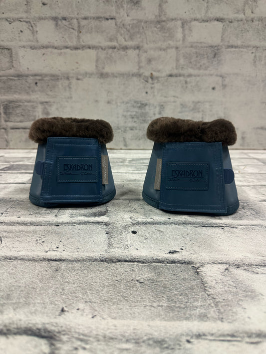 Eskadron Fuzzy Bell Boots Blue M
